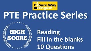 PTE Fill in the blanks Practice Questions with Answers - PTE Reading