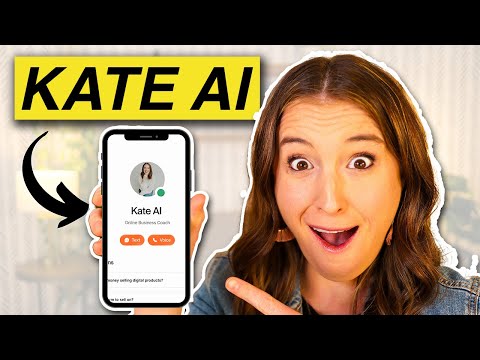 I CLONED MYSELF 🤯 (Meet Kate AI- your 24/7 personal business coach!)