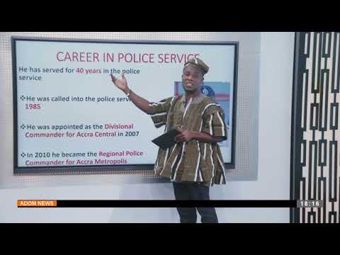 Profile of Ghana's New IGP - Evening News on Adom TV (14-03-25)