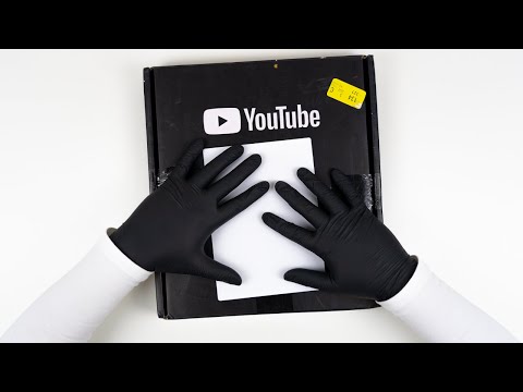 Unboxing My YouTube Silver Play Button (Thank You!) - ASMR