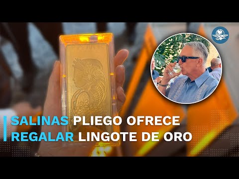 Estas son las condiciones de Salinas Pliego para regalar un lingote de oro de 2 mdp