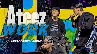 Ateez - Work Live (Towards The Light Tour in Copenhagen 2025 ) Fancam