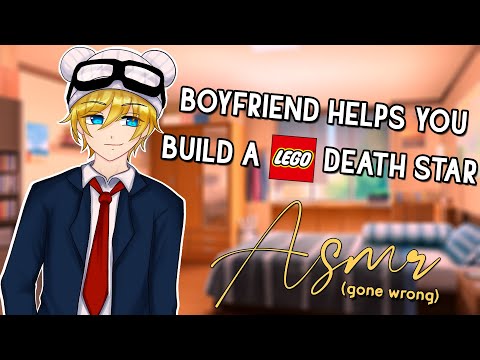 your anime boyfriend helps you build a LEGO™ Death Star...【ASMR】(GONE WRONG)