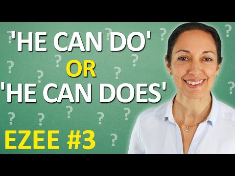 Modal verbs: He can 'do' or 'does'? | English Grammar Lesson | Speak English confidently (EZEE #3)