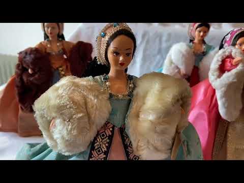 Peggy Nisbet dolls - identifying the six wives of Henry Vlll [ historical series]