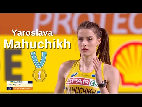 Yaroslava Mahuchikh (Ukraine) High Jump - European Indoor 2023 Final