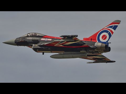 RAF TYPHOON BLACKJACK FINAL RIAT DISPLAY - 4K