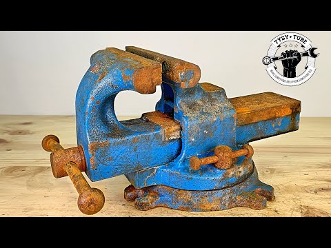 Rusty Swivel Vise - Perfect Restoration