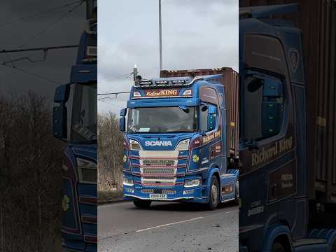 Richard King Scania 500 S Series #truck at Trafford Park #shortvideo #shorts #youtubeshorts