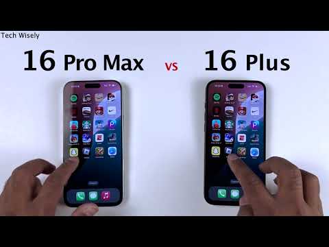 iPhone 16 Pro Max vs 16 Plus - Speed Performance Test