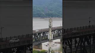 Cars on the bridge, trains under the bridge #travel #discoverchina #china #chinatourism