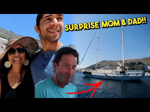 SURPRISING My Parents with a SUPER Yacht! 🇭🇷 (Croatian Vacation)