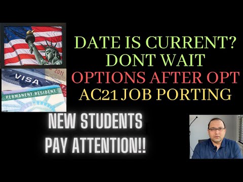 AC21 Job Porting, Options Beyond OPT, Expediting GC adjudication when current