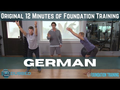 Original 12 Minutes of Foundation Training - German AI Dubbed