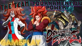 Dragon Ball FighterZ-Team-(Android 21-GogetaSSJ4-GogetaSSJBlue)-(Gameplay)-(Tournament of Power)