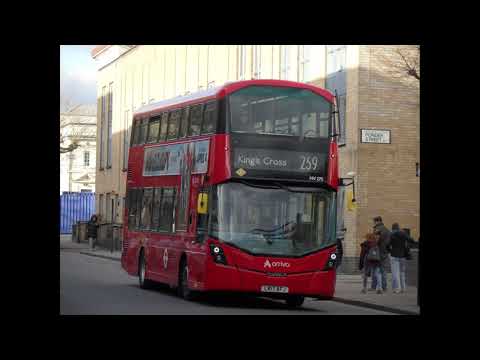 Wright Gemini 3 Volvo B5LH Arriva London HV275 LK17AFJ Route 259 at Caledonian Road & Barnsbury Stn