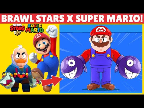 9 Brawl Stars X Super Mario Skins | Concept