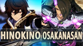 GBVSR:🔥Hinokino (Sandalphon) Vs Osakanasan (Beelzebub)🔥| High Level Gameplay.