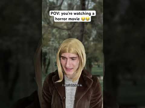 Horror movie trailers be like #shorts #funny #comedy