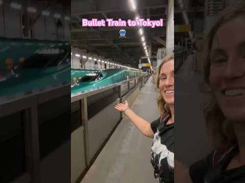 Bullet Train!🚄 #japan #tokyo #travel #travelvlog #food #explore #adventure #train #letsgo #travel