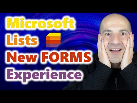 How to use the new FORMS experience in Microsoft Lists [SharePoint]