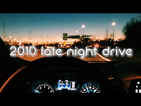 its 2010 and you are driving home at late night listening to music.