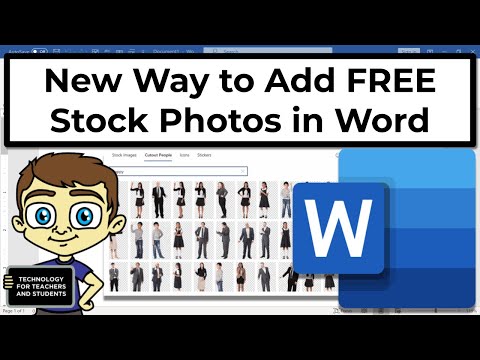 Insert and Edit FREE Stock Photos in Microsoft Word