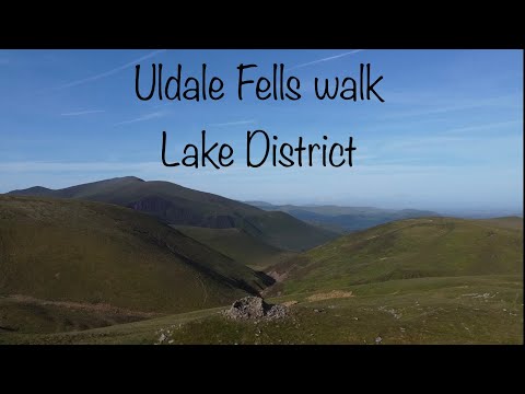 Lake District walk up the Uldale Fells: 8 wainwrights & Bassenthwaite Lake drone footage