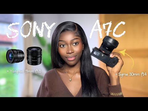 MY NEW £2300 CAMERA SETUP 🎥✨| camera unboxing, Sony A7C review + new lens (Yongnuo Vs Sigma)