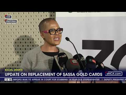 Update on replacement of SASSA gold cards