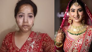 Disha Parmar Inspired makeup look || Disha Parmar wedding Recreated Makeup Look