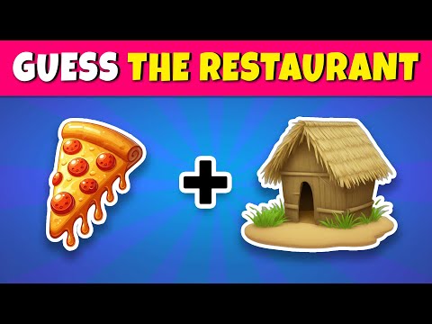 Guess the Fast Food Restaurant by Emoji? 🍔🍕 Emoji Quiz | Quiz Rainbow