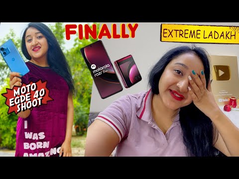 Moto Razr 40 Ultra | Extreme LADAKH | Moto Edge 40 Shoot  |   | TNGVlogs | TheNutriGurl