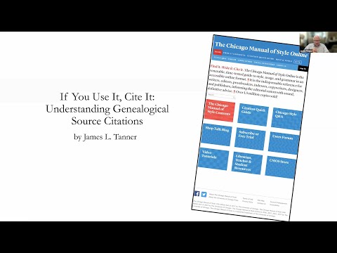 If you use it, cite it. Understanding genealogy source citations – James Tanner (1 August 2024)