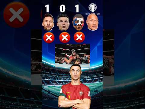 Messi vs Ronaldo  vs Mebape vs Rock😎😍🤫