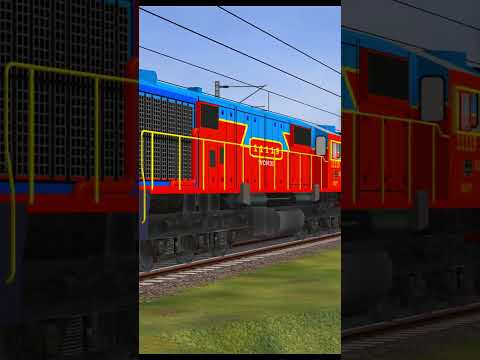 Indian Train Driving | Indian Railways #msts #shorts