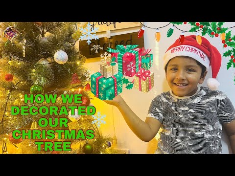 CHRISTMAS TREE DECORATION 2024| mummy and me | Life edit by Angitha