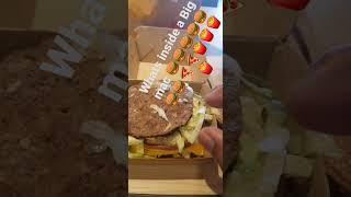 whats inside a Bigmac 🍔🍟 #canadamalayalamvlogs #canada #canadianmallus #newcomerincanada