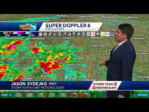 Severe thunderstorm update 6 p.m. Friday, March 14