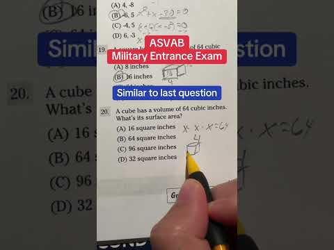 ASVAB Prep Math Knowledge Practice 20