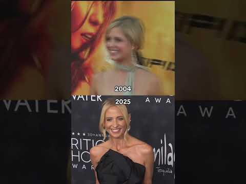 Sarah Michelle Gellar from 2004 to 2025 #celebritybeauty #shorts