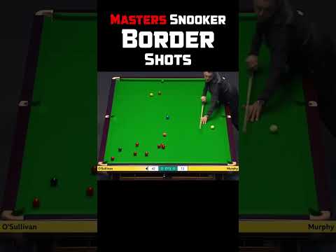 Border Shots #snooker #snookermoments