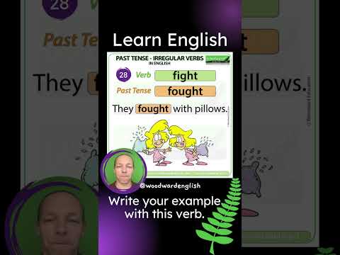 Past Tense of FIGHT in English ✅ English Pronunciation of FOUGHT | Learn English Irregular Verbs