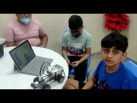 AI Robot with sensor technology, Kids explored Speed, Velocity & Acceleration with AI LEGO Bot