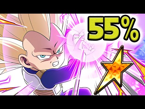 NO DUPES! 55% NEW SSJ3 DAIMA MINI VEGETA SHOWCASE! Dragon Ball Z Dokkan Battle