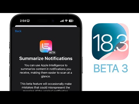 iOS 18.3 Beta 3 Released - What's New?