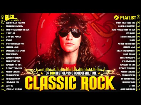 Best Classic Rock Songs 70s 80s 90s 🔥 Guns N' Roses, Aerosmith, Bon Jovi, Metallica, Queen, ACDC