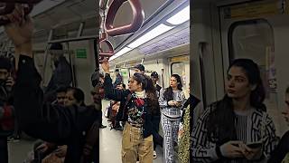 O my god 😁 girl’s voice prank 🤣 #funny #voiceprank #comedy #funnypublicreaction #delhimetro #prank