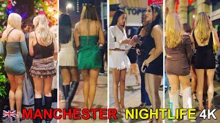 🇬🇧 MANCHESTER Nightlife ENGLAND Part- 2 - 2024