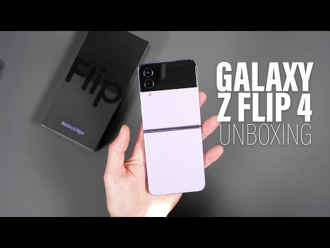 GALAXY Z FLIP 4 Unboxing and Tour!